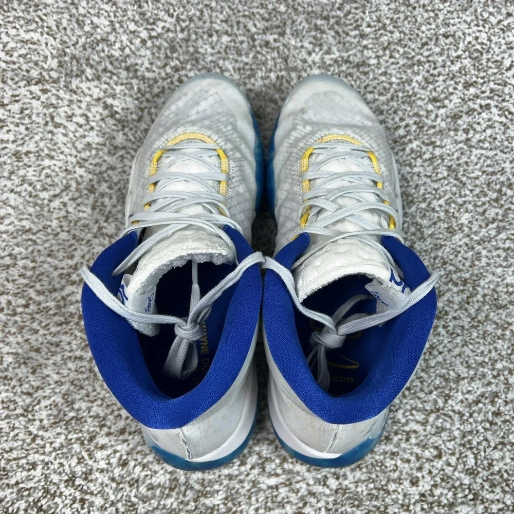 Nike Shoes Mens Size 11 White Zoom KD 12 Warriors Basketball Mid Top Sneakers